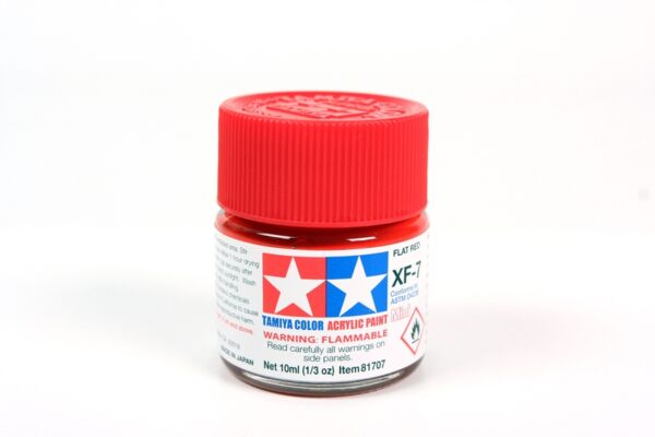 Acrylic Mini XF-7 Flat Red 10Ml Bottle TAM81707