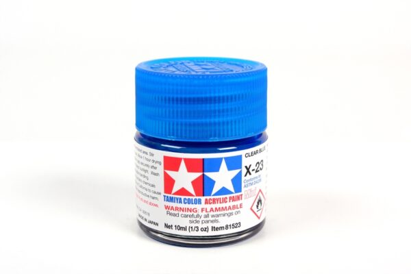 Tamiya Acrylic Clear Blue X-23 10ML TAM81523