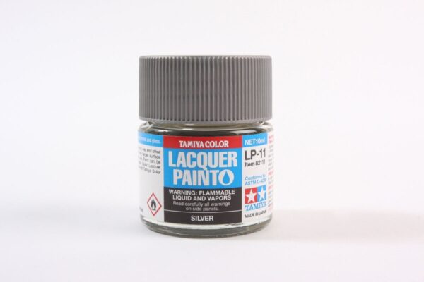 Tamiya Lacquer LP-11 Silver 10ml Bottle TAM82111