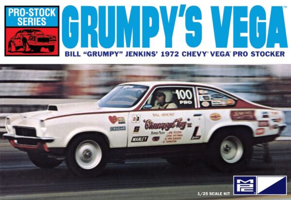 MPC 1/25 Scale 1972 Chevy Vega Bill Grumpy Jenkin’s Pro Stock Drag Car MPC877