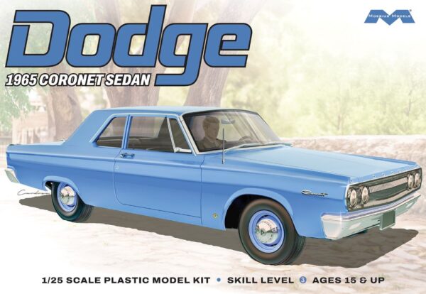 Moebius 1/25 Scale 1965 Dodge Coronet Sedan MOE2461