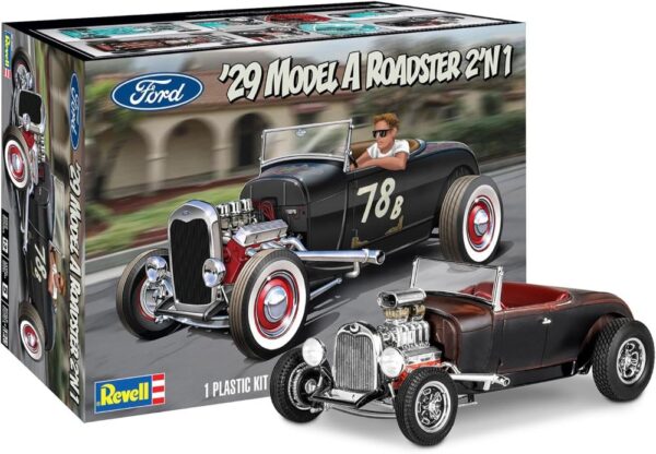 Revell 1/25 Scale 1929 Model A Roadster 2’n1 RMX854463