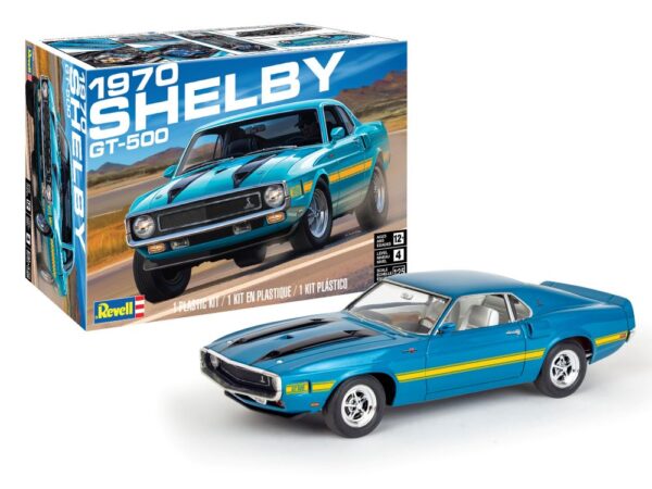 Revell 14563 1970 Shelby GT-500 1:25 Scale 112-Piece Skill Level 4 Model Building Kit